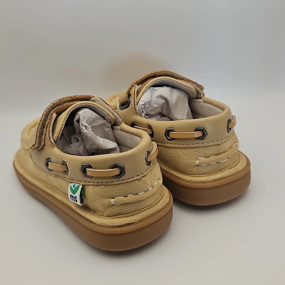 Mooshu Trainers Tan Kids Loafers